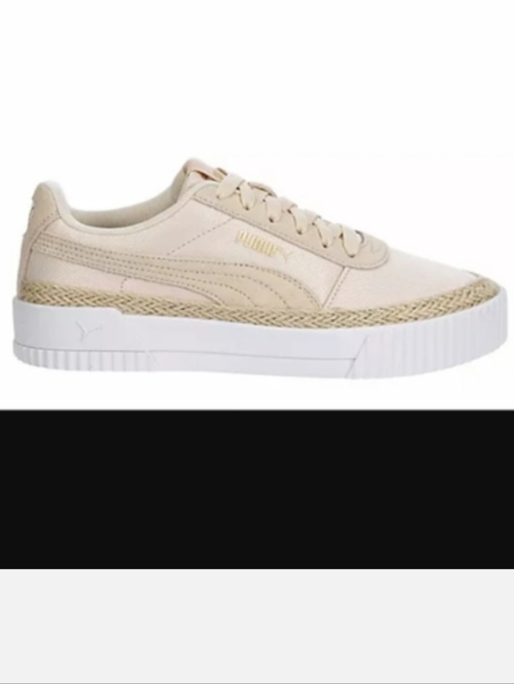 AWESOME PUMA CANVAS JUTE PLATFORM ESPADRILLE SNEAKERS